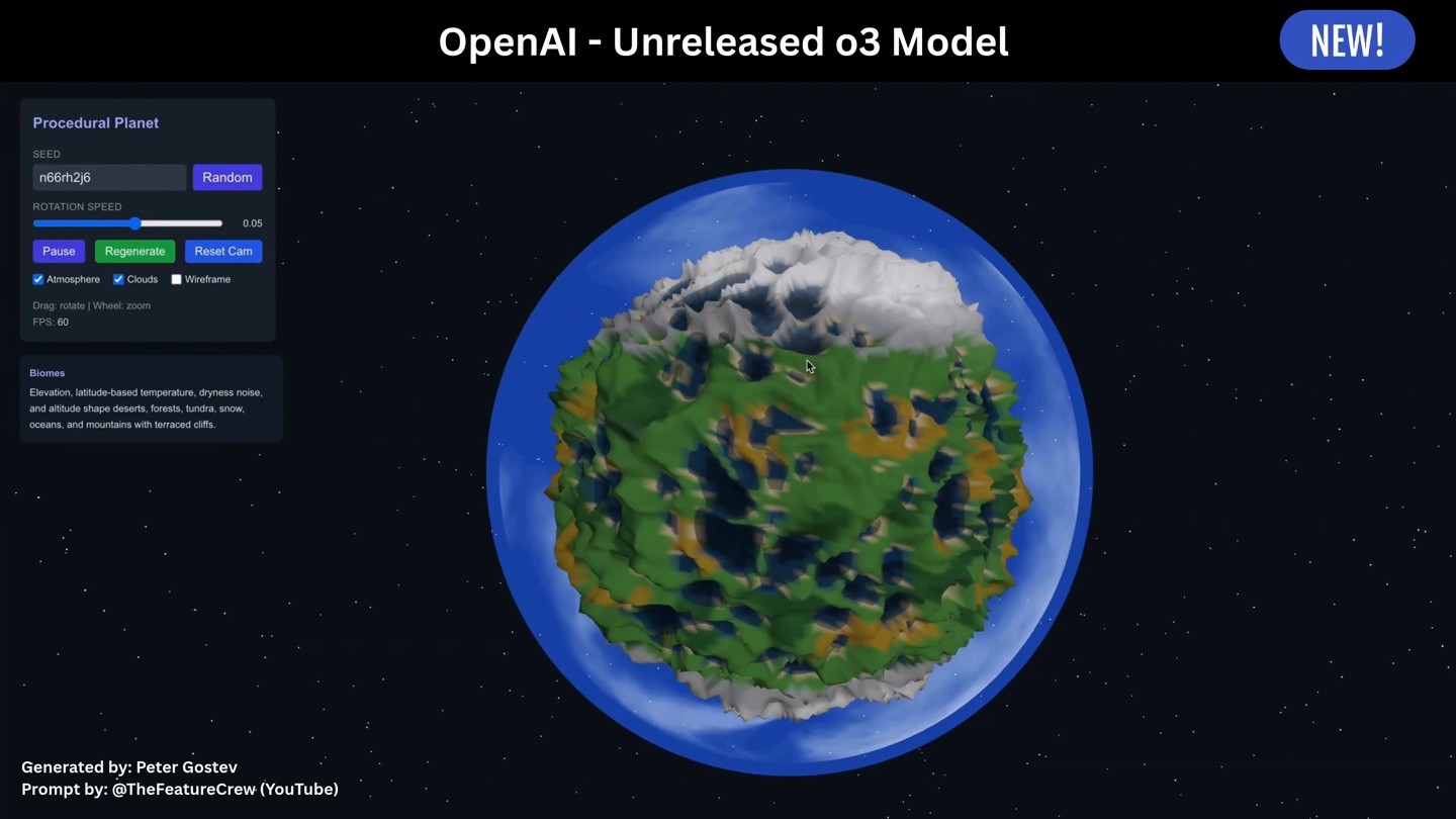 最强前端编程渲染：OpenAI o3-alpha 曝光，力压 Sonnet、Grok4 等 AI 顶流模型